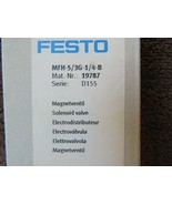 One PC New Festo MFH-5/3G-1/4-B 19787 In Box - $3,127.50 MXN