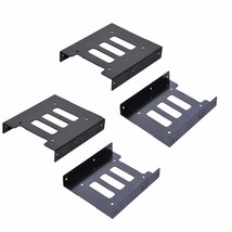 2.5&quot; To 3.5&quot; Ssd Hdd Hard Drive Adapter Bay Holder Mounting Bracket (4 P... - £10.22 GBP