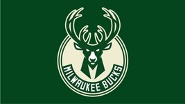 Milwaukee Bucks Flag 3x5ft Banner Polyester Basketball bucks006 - £13.51 GBP