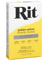 Rit Powder Dye - Golden Yellow, 1-1/8 Oz. - £3.89 GBP