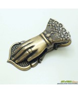5.11&quot; Solid Brass Victorian LADIES FINGER Desk Note Binder Paper Clip De... - $47.64 CAD