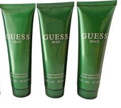 GUESS 3 Pack After Shave Face Balm &amp; Throat Soother For Men 3 oz - $14.84