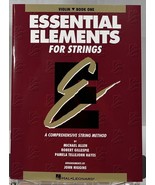 Essential Elements for Strings - Violin Book 1 String Method Hal Leonard - £7.03 GBP