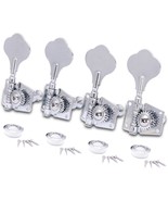 Metallor Vintage Open Gear Machine Heads Tuners Tuning Pegs 4 In Line Ri... - $36.99