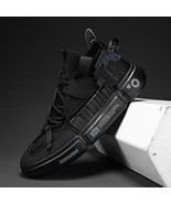 Comfortable Unisex Vulcanize Shoe Black Men Women Non-Slip Causal Light ... - $773.58 MXN