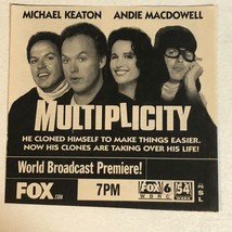 Multiplicity TV guide Print Ad Michael Keaton Andie McDowell Tpa1 - £4.43 GBP