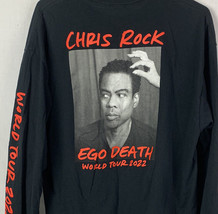 Chris Rock T Shirt Ego Death World Tour 2022 Long Sleeve Promo Tee Men’s XL - $29.99