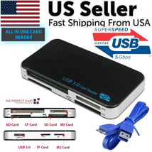 USB 3.0 Memory Card Reader Adapter 5GBPS Fit for Cf/Tf/Sd/Micro SD/XD/M2... - £12.83 GBP