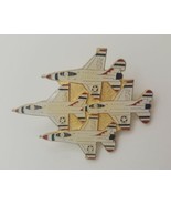 USAF Fighter Jet Collectible Lapel Hat Pin Four Jets in Formation - €21,32 EUR