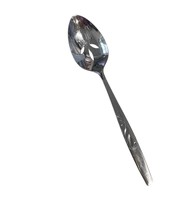 Pierced Serving Spoon Will O&#39; Wisp Stainless by Oneida Silver - $19.30