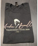 Andrea Bocelli Valentine&#39;s US Tour 2024 T-shirt ⭐️NEW⭐️ - $373.17 MXN