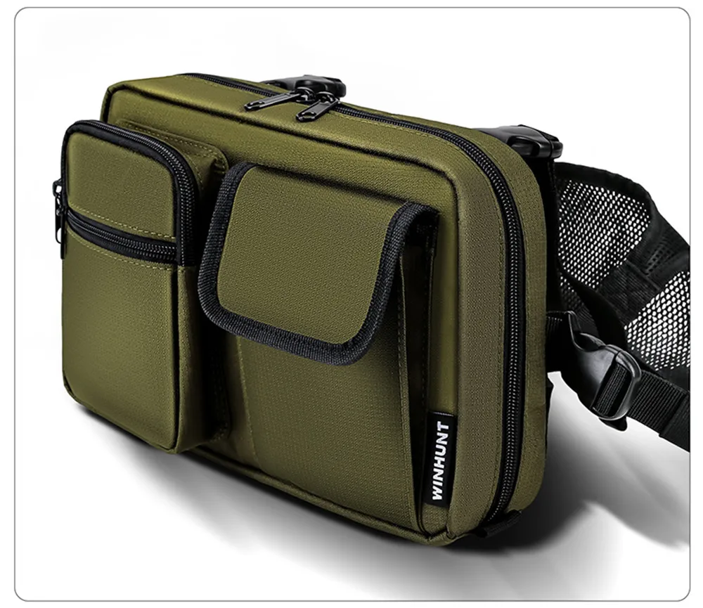 Ox cloth Vest-style Tool Chest Bag outdoor High-altitude Work Function  Backpack - £65.75 GBP