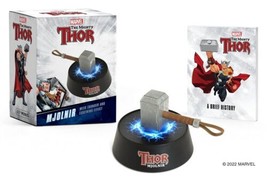 Mighty Thor Mjolnir with Thunder and Lightning Effect plus Thor History Book NEW - £11.42 GBP