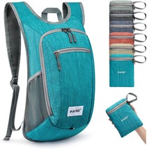 (Teal Blue) G4Free 10L Hiking Backpack Lightweight Packable Hiking Daypack Small - £30.00 GBP