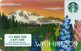 Starbucks 2018 Washington State Mt. Rainier Collectible Gift Card New No Value - £3.92 GBP