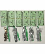 Huge Lot Fun E. Money 1, 5 10, 20, 50, 100 Dollar Bills &amp; Coins School E... - $20.44 CAD