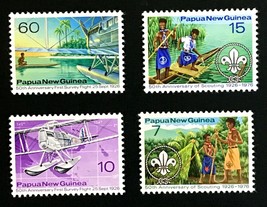 Papua New Guinea #437-40 Scouts/Sea Planes - MNH - £2.41 GBP