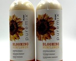 RUSK Puremix Sunflower Volumizing Shampoo &amp; Conditioner/Fine Hair 35 oz Duo - £56.67 GBP