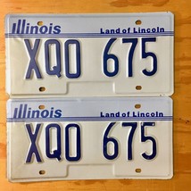 1983 United States Illinois Land of Lincoln Passenger License Plate XQ0 675 - £12.12 GBP