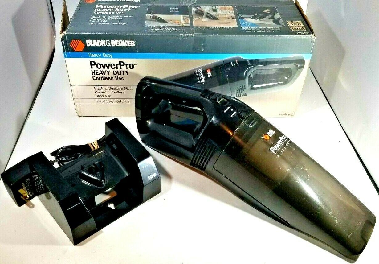 Black and Decker Power Pro Heavy Duty Cordless Vacuum   - £23.73 GBP