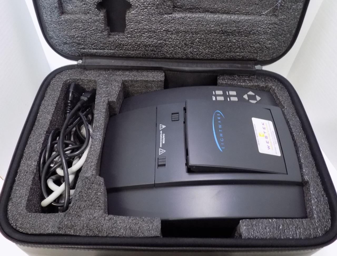 Lightware Viewpoint 100 LCD Projector w Case &amp; Logitech R-RB5 Presenter - $59.39