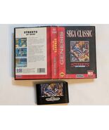 1993 Streets of Rage Sega Classic Genesis Video Game Case Working - $630.88 MXN