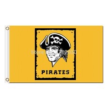 Pittsburgh Pirates Flag 3x5ft Banner Polyester Baseball pirates003 - £15.46 GBP