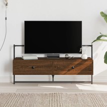 TV Cabinet Wall-mounted Brown Oak 100.5x30x51 cm Engineered Wood - £33.84 GBP