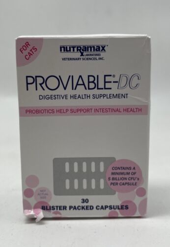 Nutrаmax Proviable-DC for Cats Digestive Health, 30 Capsules  - $18.80