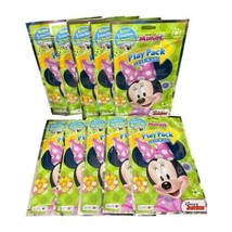 10 Minnie Mouse Grab &amp; Go Play Packs Crayons Stickers Coloring Party Favors - £6.04 GBP