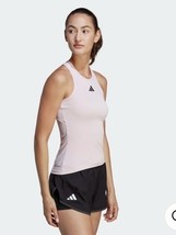 Adidas Women’s Club Tank Top Pink HZ4280 Size Small NWT Tennis Training Gym image 4