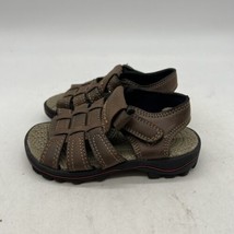 Beaver Creek Sandals Boys Infant Size 7M Brown Hook and Loop Closure - £11.53 GBP
