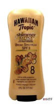 Hawaiian Tropic Shimmer Effect Lotion Sunscreen SPF 8, Mica Minerals, New - £38.31 GBP