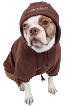Pet Life ® Hooded Dog Sweater Made with Soft and Premium Plush Cotton - Dog Hood - £19.51 GBP