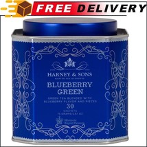 Harney & Sons Blueberry Green Tea tin tea bags - 30 sachet - £13.44 GBP