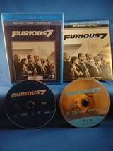Dwayne Johnson Vin Diesel Furious 7 Blu-ray Paul Walker - £2.72 GBP