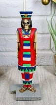 Ebros Tenochtitlan Aztec Queen Skeleton Day of The Dead Sculpture Figuri... - $27.99