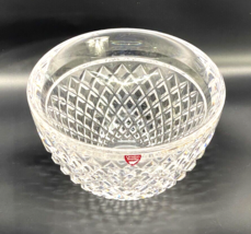 Orrefors Sweden Cut Crystal Bowl 6-1/4&quot; Diameter &amp; 4” Tall - Signed - £39.56 GBP