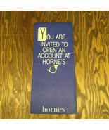 Vintage defunct horne&#39;s department store credit application movie photo ... - $27.08 CAD