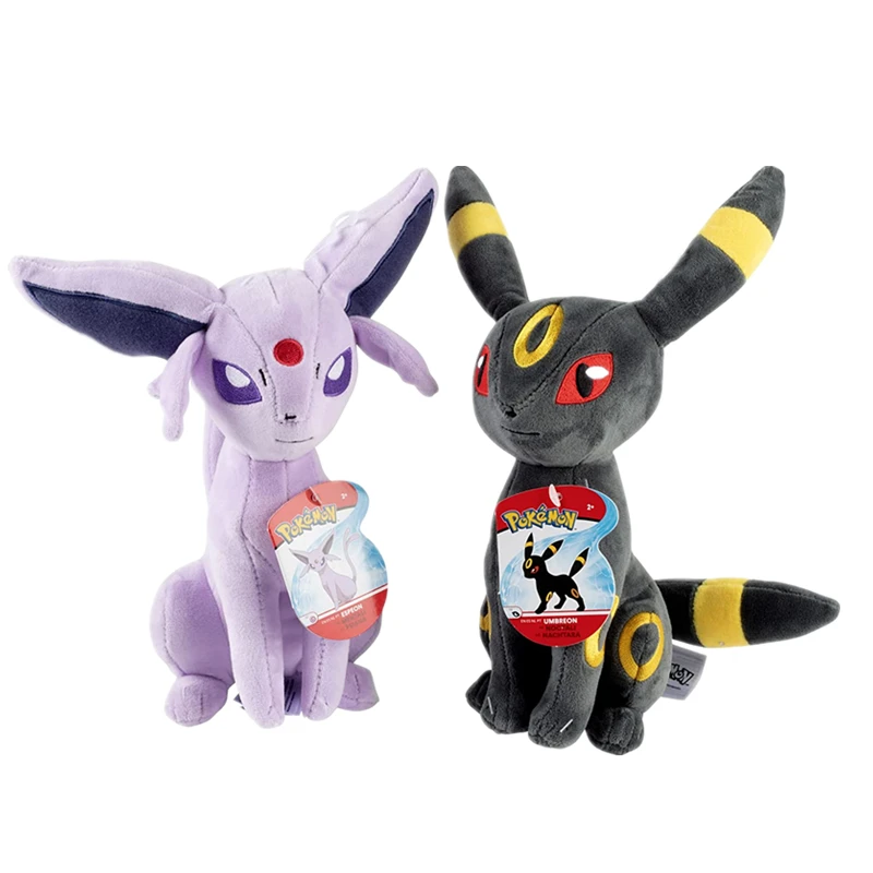 New Pokemon Espeon &amp; Umbreon Plush Toy Figure Toy 8&quot; Game Collectible Stuffed - £16.76 GBP+