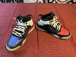 Nike Air Jordan Mars 270 GS Black Red White Blue Boys Size 7Y BQ6508-001 - £37.22 GBP