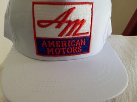 OLD VTG American Motors Logo on a White Ball cap - £17.00 GBP