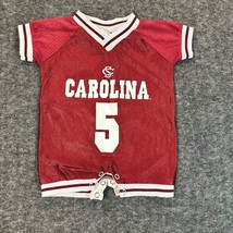 Vintage South Carolina Gamecocks One Piece Boys 0-3 Months Red Jersey Outfit USA - £15.87 GBP