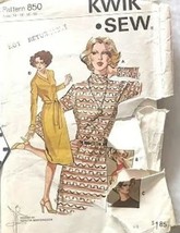 14-20 uncut Vintage sewing pattern kwik sew 850 knit Dress - £4.00 GBP