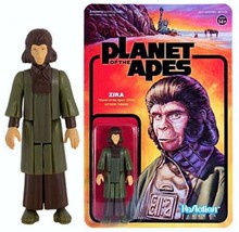 Super 7 Re Action Planet Of The Apes: Zira 3.75&quot; Action Figure Mint Unpunched - £12.38 GBP