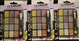 12 Color Eyeshadow - Urban lot of 3 CBEP425 - £11.48 GBP