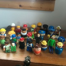 Large Lot of Rubbery & Hard Plastic Construction Workers Sailor Astronaut Play  - $20.29