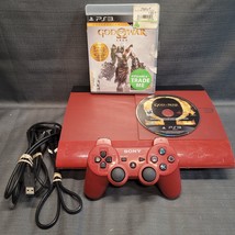Sony PlayStation 3 500GB God of War Super Slim Red Bundle - £169.75 GBP