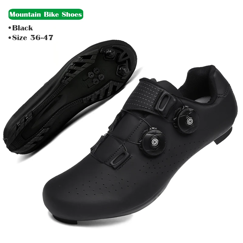 Men Cycling Shoe MTB Cleat Road Bike Speed Sneaker Flat Bicycle Shoes Women SPD  - £158.06 GBP
