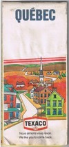 Quebec Roadmap Texaco 1972 1975 - $8.90